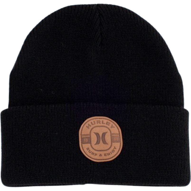 2026 Hurley Mens Wrightwood Beanie HICM0075  - Black
